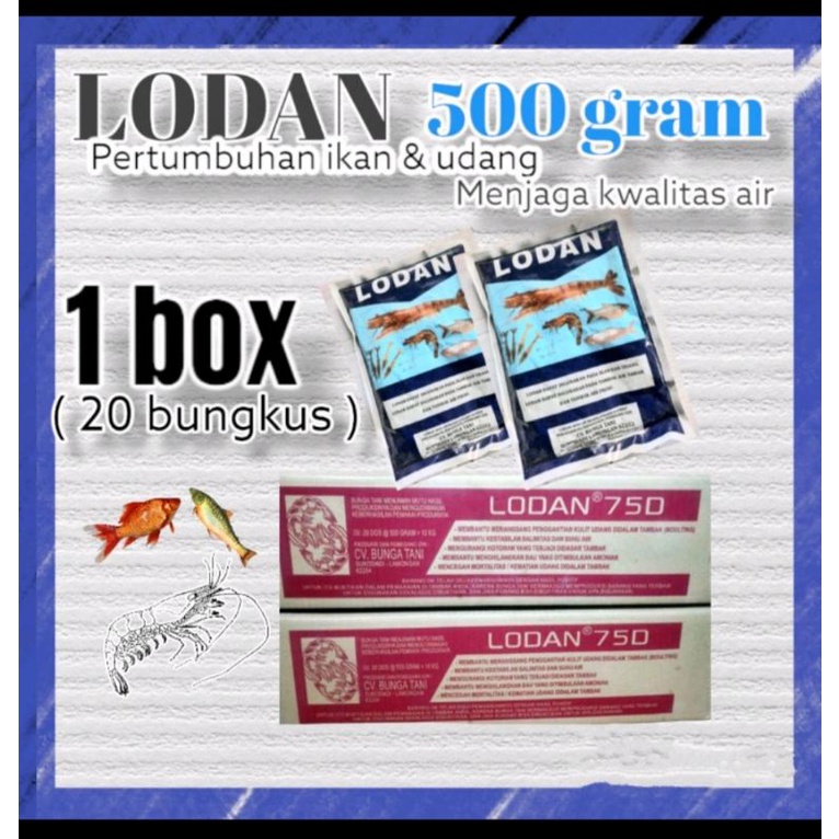 lodan 500 1 doz lodan 1 box (20 sachet)