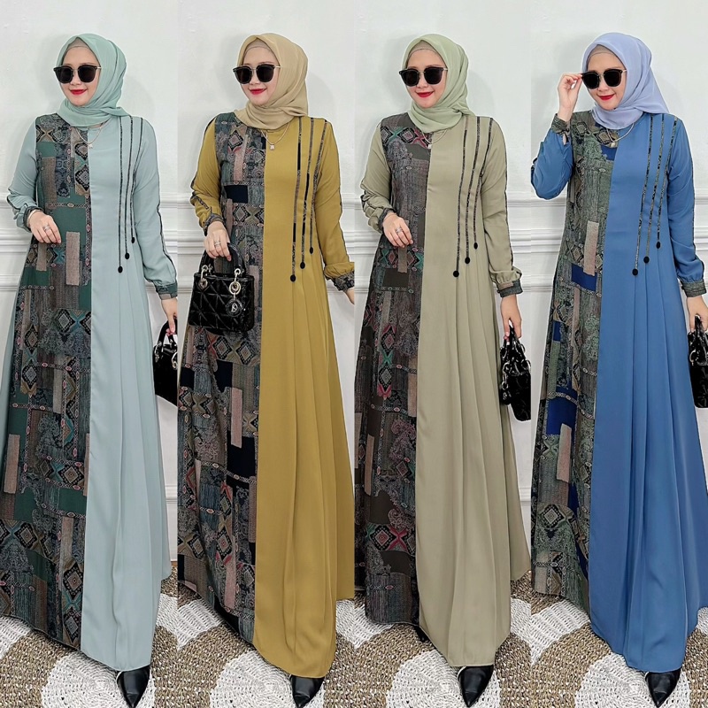 Gamis Adisha / gamis abaya / abaya dress / abaya lace / not zulfa / hikmat kw / not Rianti / not naz