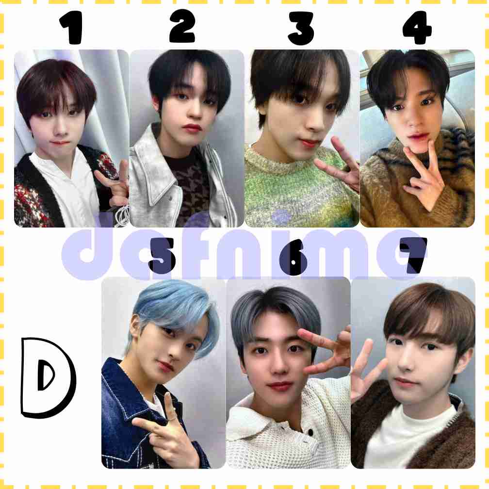 photocard nct dream unofficial versi candy pob