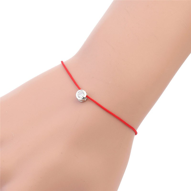 Gelang Tali Warna Merah|Berlian Imitasi|Gelang Tali Adjustable|Sendok Garpu Bahan Stainless Steel | Gelang Bahan Titanium | Gelang Pasangan| Lipstick Cair Anti Pudar