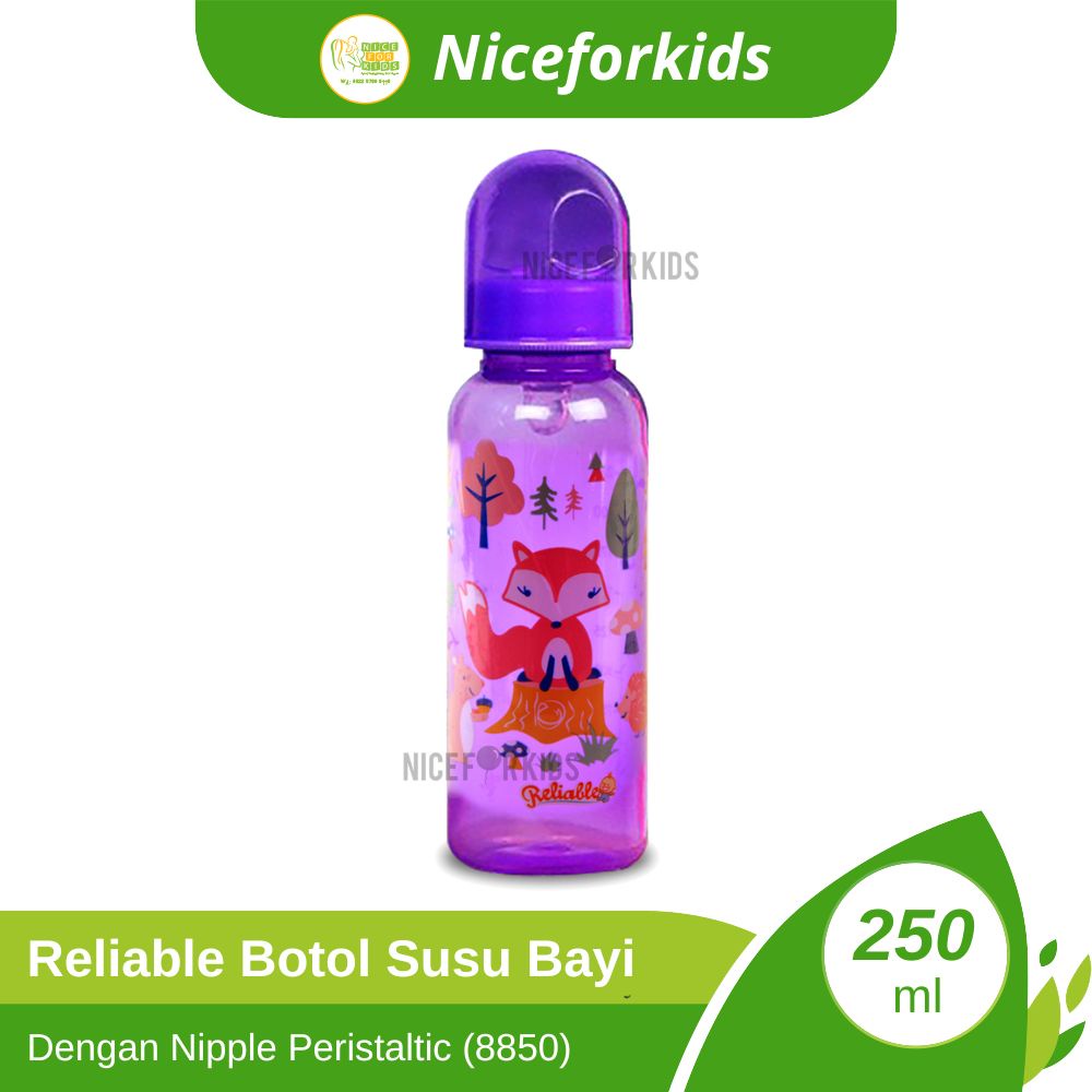 Reliable Botol Susu Bayi dengan Nipple Peristaltic 250ml (8850)