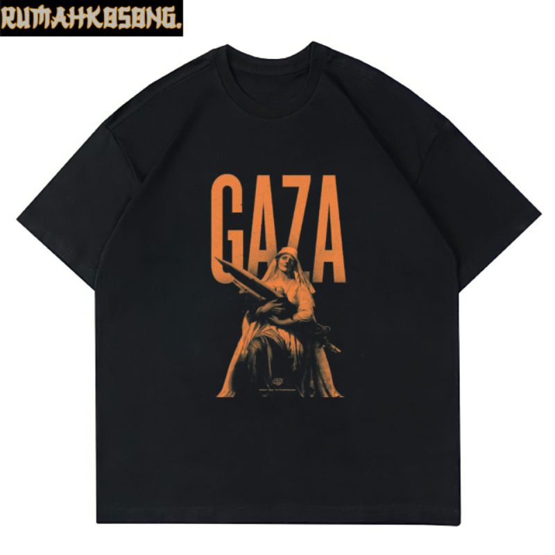 KAOS GAZA / T-SHIRT PALESTINA / T-SHIRT BLACK