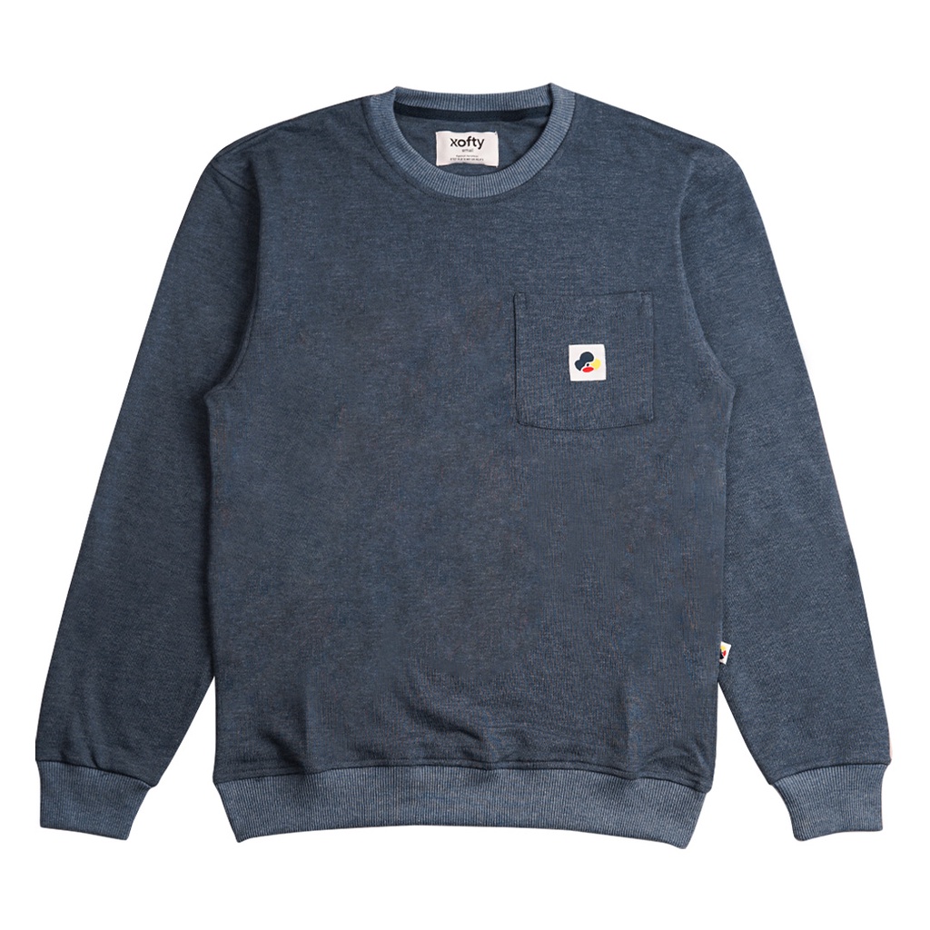 Xofty Mezzanine Sweater Crewneck Navy