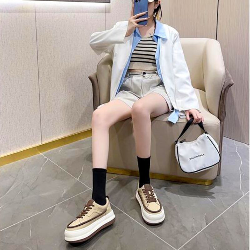 DDS2116 Sepatu Sneakers Wanita Sport Fashion Import LST Sneakers Ready Jakarta Bisa COD (With Box)