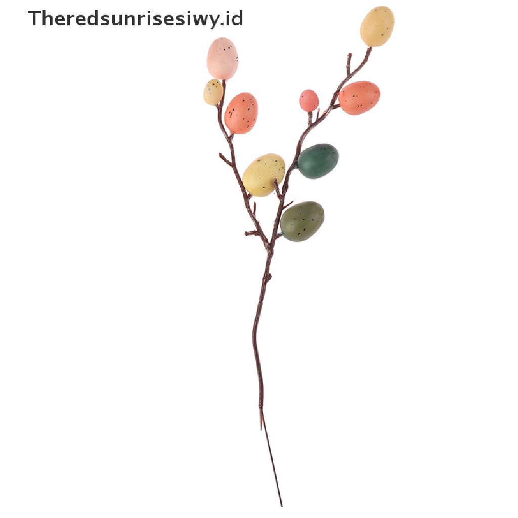 # Baju Lebaran # Easter Egg Tree Decor Cabang Kreatif Dengan Paing Telur Plastik Spring Hadiah~