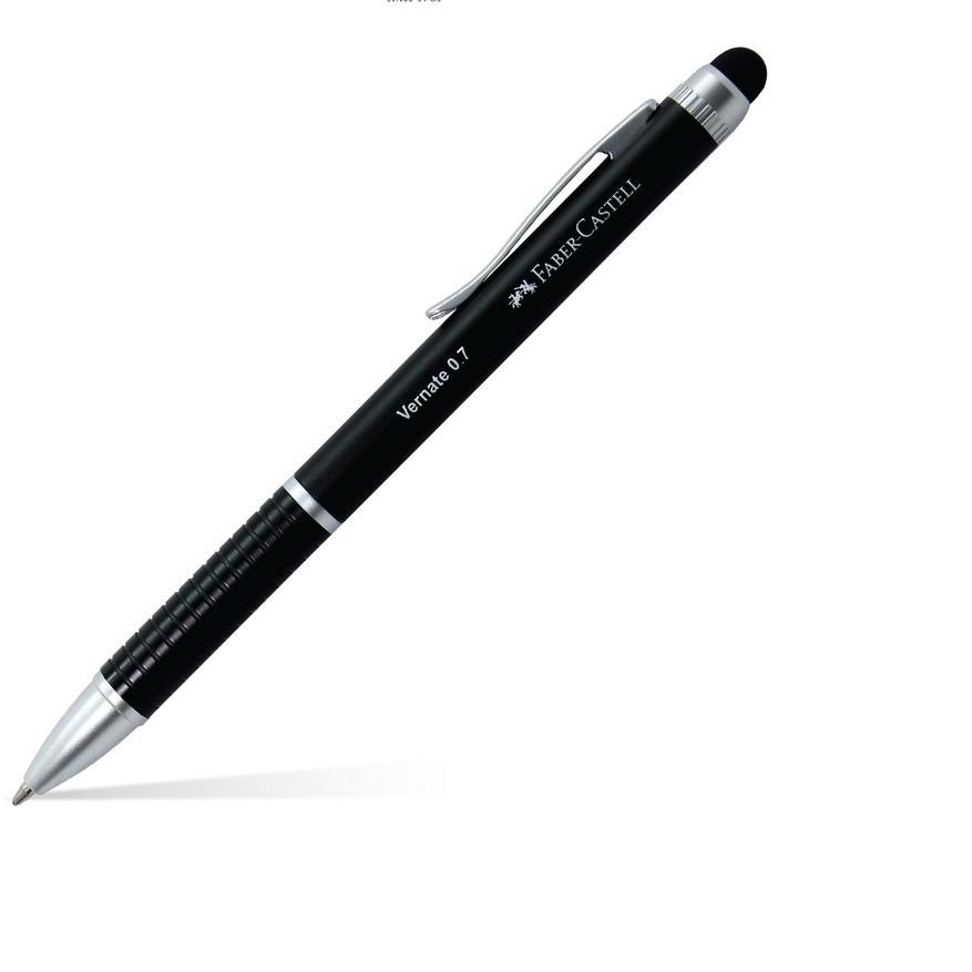 

Faber-Castell Stylus Pen Vernate 0.7 Black Barrel Black - Blue Ink .,