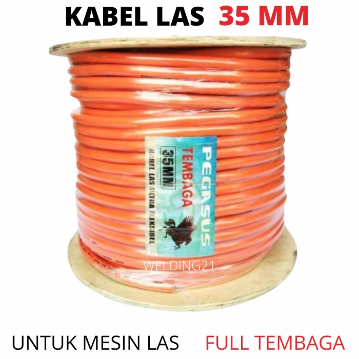 Terlaris Kabel Las 35Mm Full Tembaga
