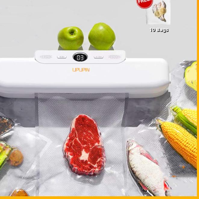 ֍ UPUPIN Vacum sealer fresh cerdas makanan  food packing machine mesin vacuum sealer makanan ✵