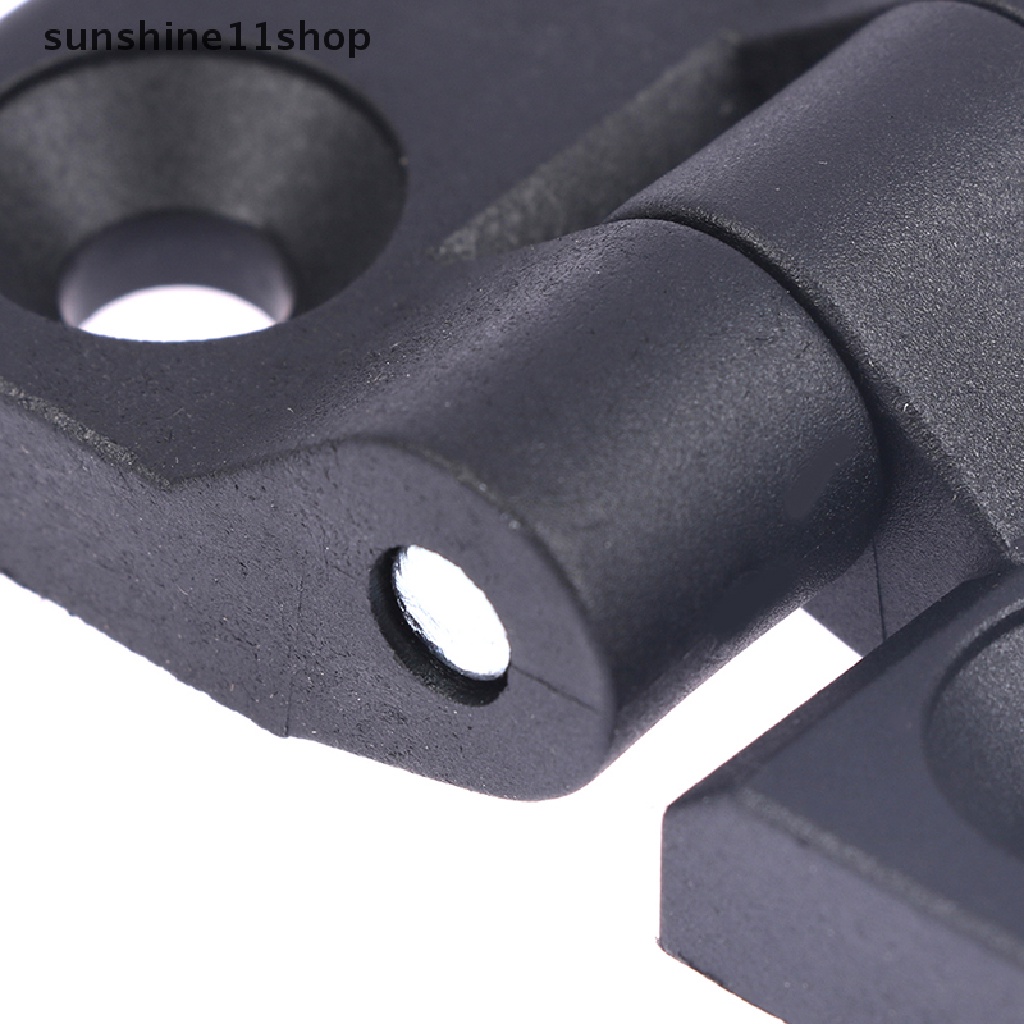 Sho 1PCS Engsel Hitam Bantalan Pintu Plastik Pantat Lemari Laci Kotak Perhiasan Hinges N