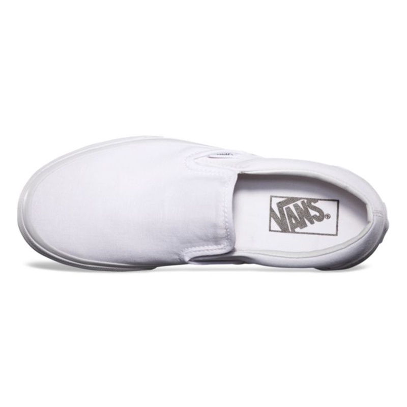 SEPATU VANS OFF THE WALL | SLIP ON TRUE WHITE