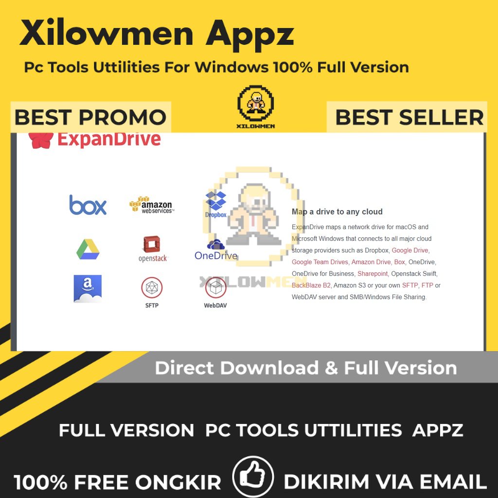 [Full Version] ExpanDrive 20 Pro PC Tools Software Utilities Lifetime Win OS