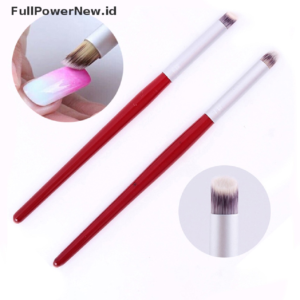 Power 1PC Kuas Nail Art Ombre Pewarna Gradasi Gambar Pager Pen Mekar Manicure ID