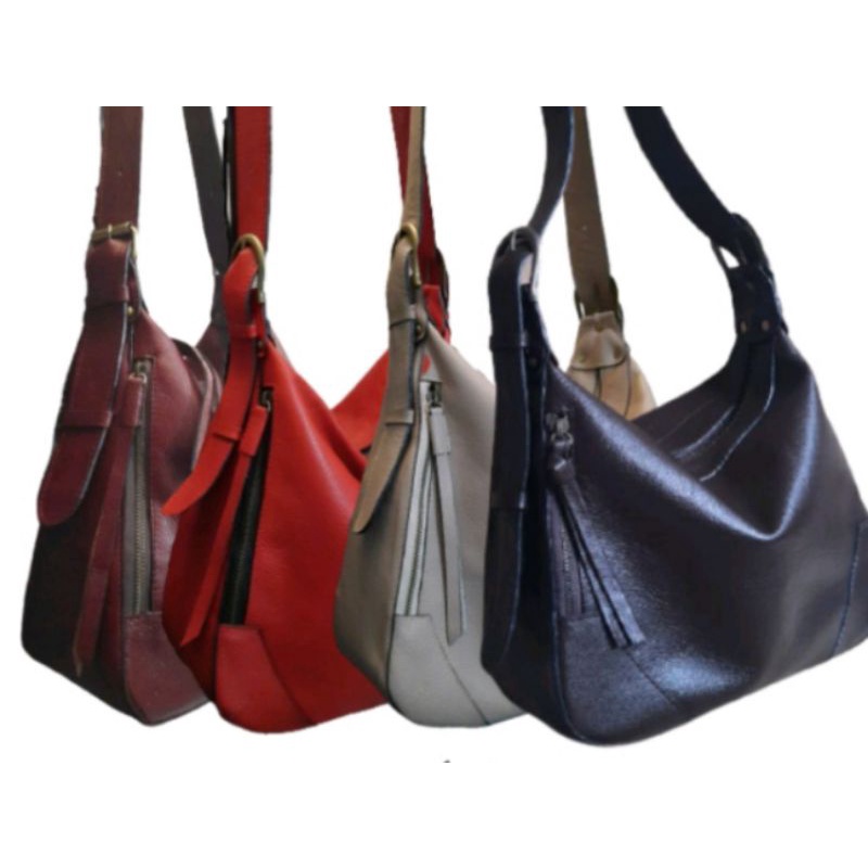 Tas Kulit Asli Papirut Garut Hanna Hobo