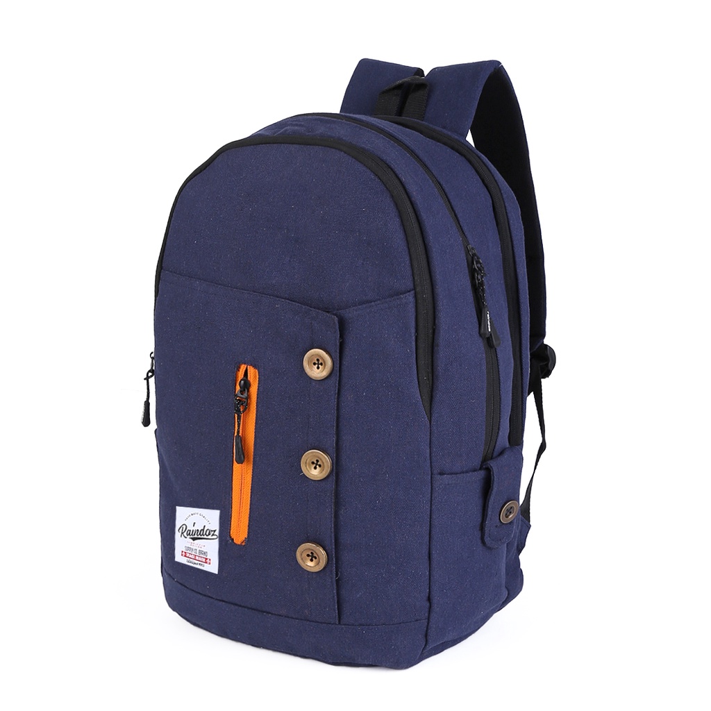 Tas Ransel Gendong Punggung Pria Caual Trendi Kekinian Navy Backpack Cowok Laki Laki Kerja Kuliah Travelling Hangout UC16