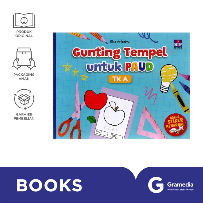 

Buku Gunting Tempel Untuk Paud Tk A (Cover 2022)