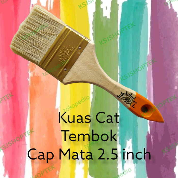 Kuas Carl Schlieper 2.5 inch / Tjap Mata / Kuas Cat Tembok per biji