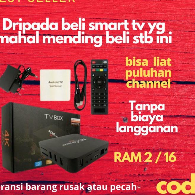 [Miliki Juga] Set top box Stb Android TV BOX MXQ Pro 4K 5G Smart TV Box GARANSI Media Player RAM 2 G