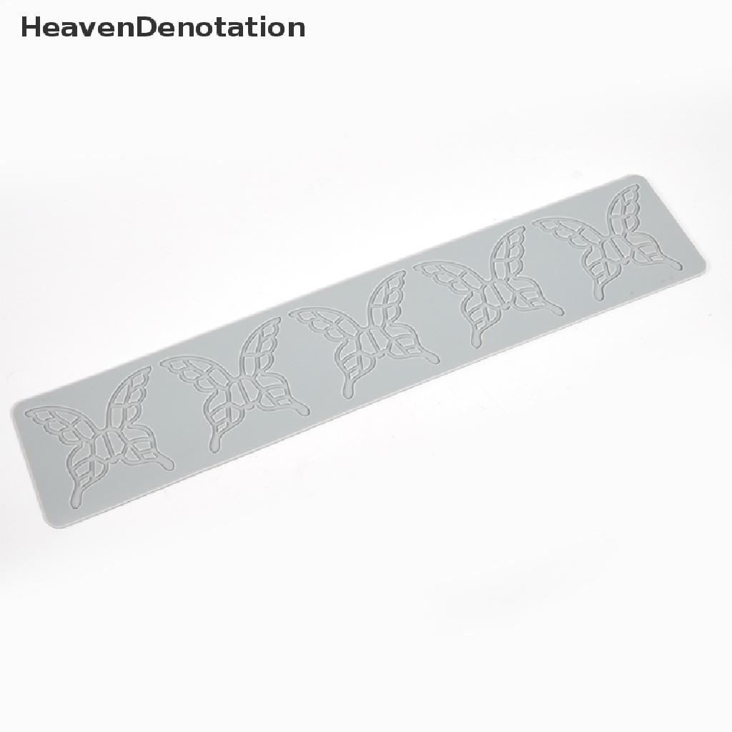 [HeavenDenotation] Leaf / Butterfly / Honeycomb Design Lace Mat Fondant Cake Mold Sugar Craft Silicone HDV