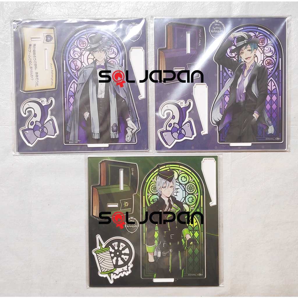 Twisted Wonderland Animate Accessories Acrylic Stand Azul Floyd Silver