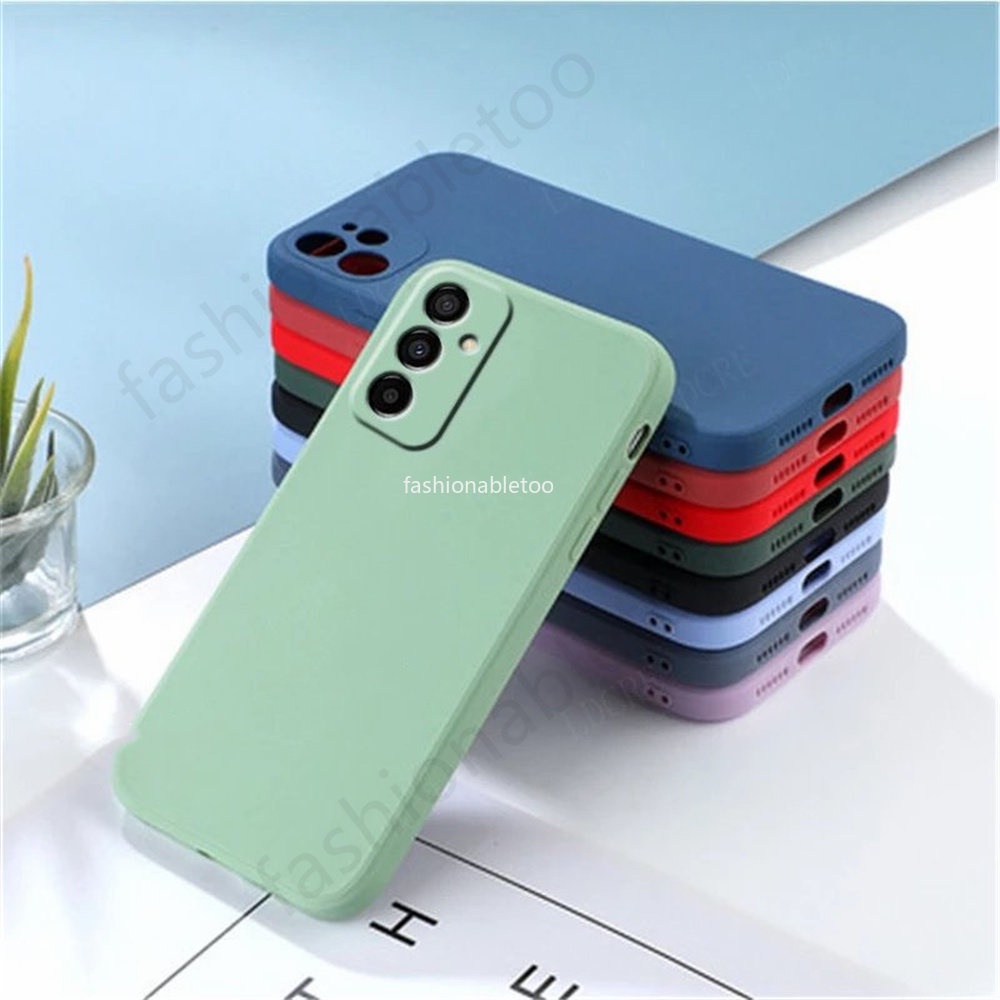 Soft Case Samsung Galaxy A14 4G / 5G Samsung A24 4G Samsung A34 5G Samsung A54 5G Samsung A74 5G Liquid Silikon Slim Skin Candy Macaron Bludru