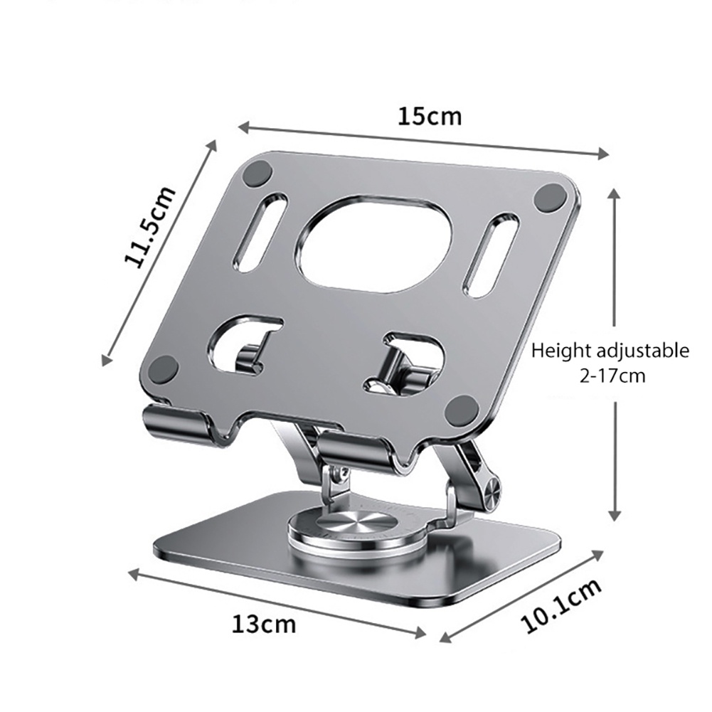 Bracket Stand Lipat Berputar 360derajat Dudukan Tablet Berlubang Tinggi Dapat Disesuaikan Untuk Macbook Pro Dell XPS HP Asus Lenovo Acer