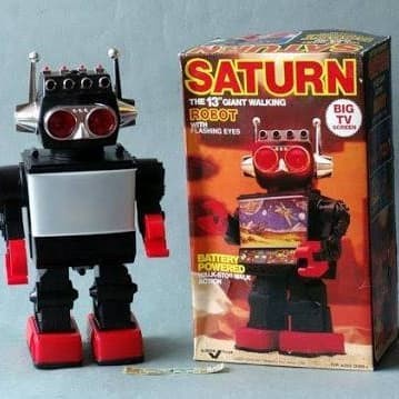 Terlaris Robot Saturn Unik Langka Jadul Jaman Dulu 80An 90An