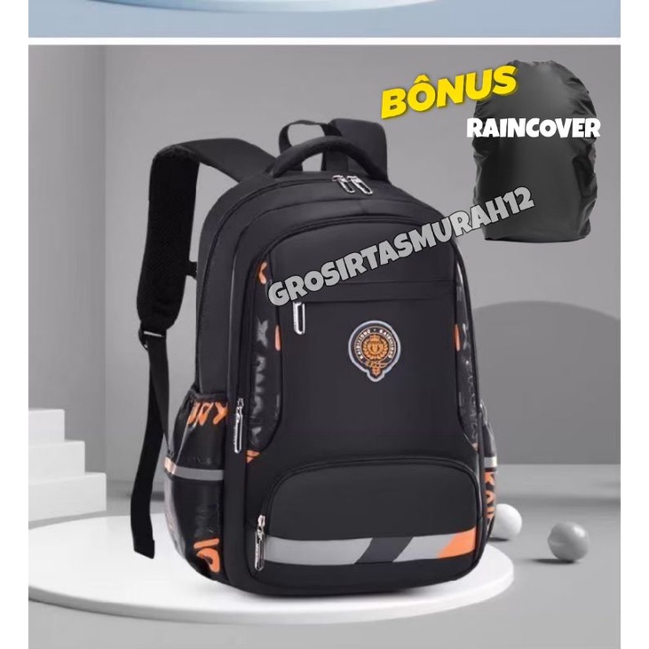 Tas ransel sekolah anak laki laki SD SMP Tas anak laki laki tas anak  gratis raincover