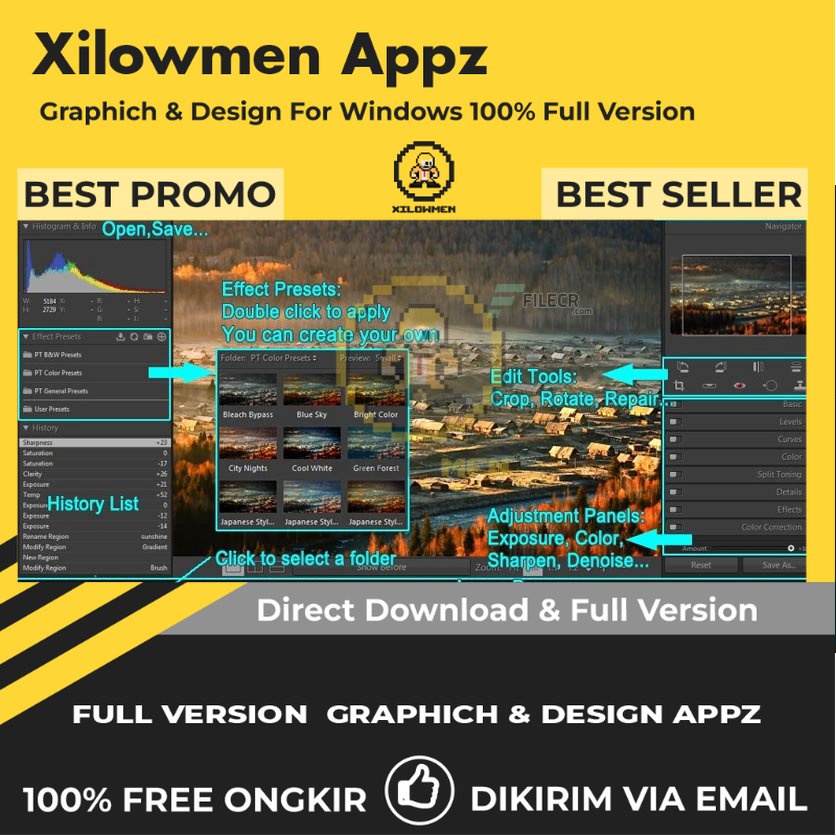 [Full Version] PT Photo Editor Pro Edition Pro Design Graphics Lifetime Win OS