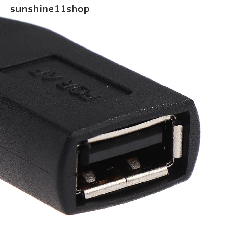 Sho 1Pc Jack DC Female Ke USB 2.0 Male Plug Jack 5V Colokan Listrik Konektor Adaptor N