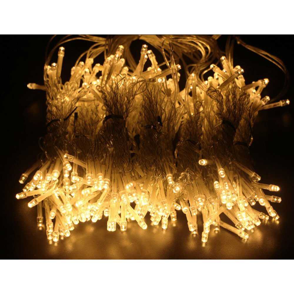 (BISA COD) FTIHSHP LED Lampu Hias Gorden String Lights Wedding Decoration 3x3 Meter - 300L