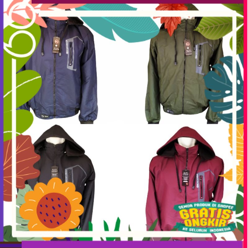 jaket parasut black armour terbaru | jaket terlaris | jaket casual / green tosca