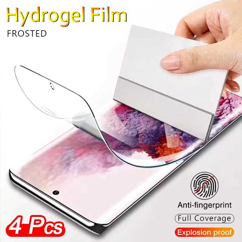 4pcs Film Hidrogel 9D Untuk OnePlus 8 8T 9 9R 9RT 10ace Pro 5G Pelindung Layar HD Film