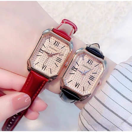 ONNIE Jam Tangan Vintage Wanita Analog Gaya Retro Korea Trend 2022 watch