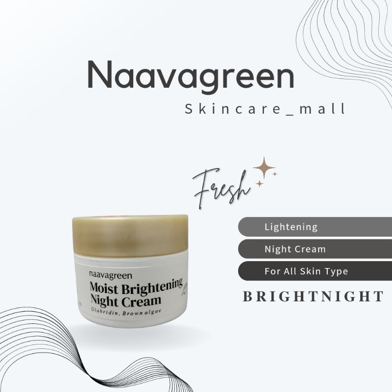 Naavagreen Brightnight Krim Malam Pemutih