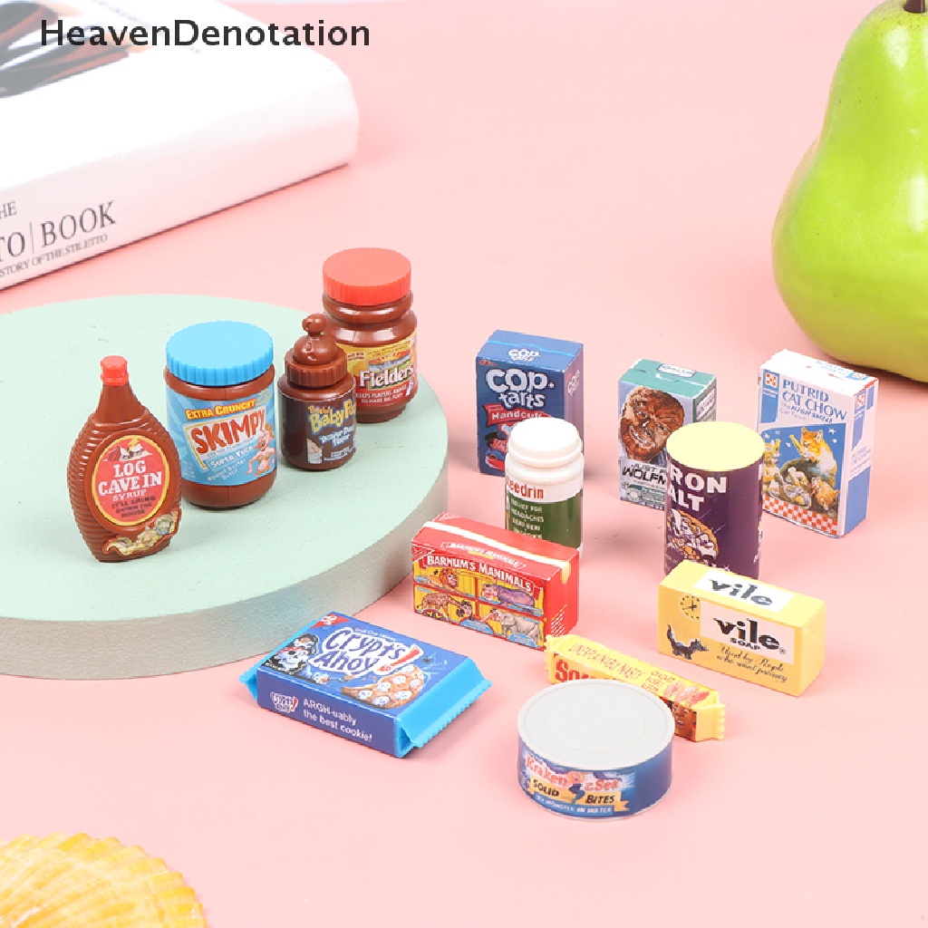 [HeavenDenotation] Dollhouse Miniature 1 / 6 Supermarket Miniature Pretend Play Toy Accessories HDV