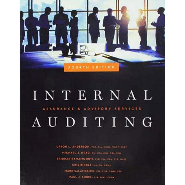 Internal Auditing Assurance & Advisory Services 4th Edition By Urton L. Anderson