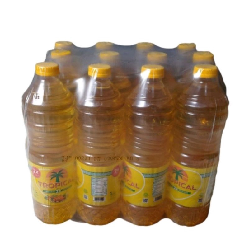 

Minyak Goreng Tropical Botol 1 liter 1 carton isi 12pcs