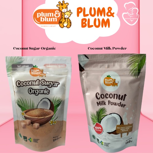 Plum &amp; Blum Santan Mpasi Coconut Milk Powder and Sugar BB booster