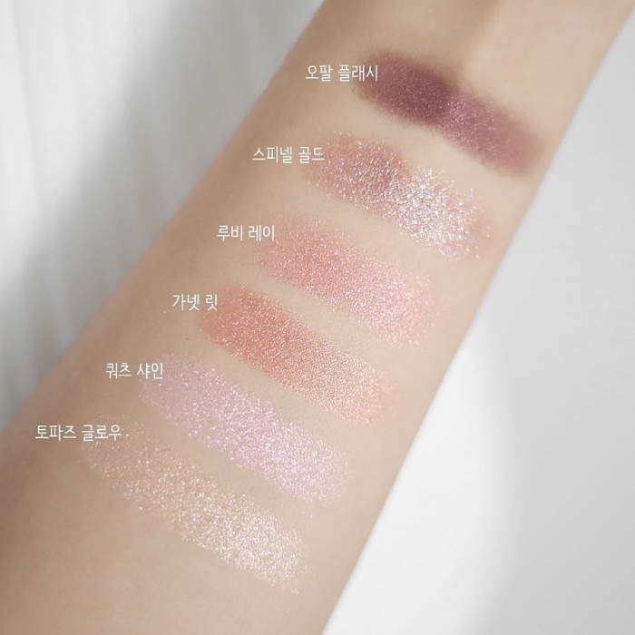 JENNY HOUSE Jewel Fit Eye Shadow 2 Gr - 1 Set Palette Eyeshadow Palet Vegan Make Up MakeUp