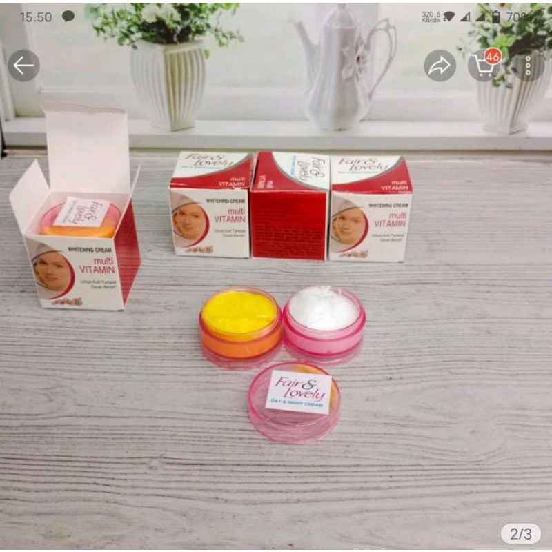 fair&lovely / Krim fair n lovely siang malam