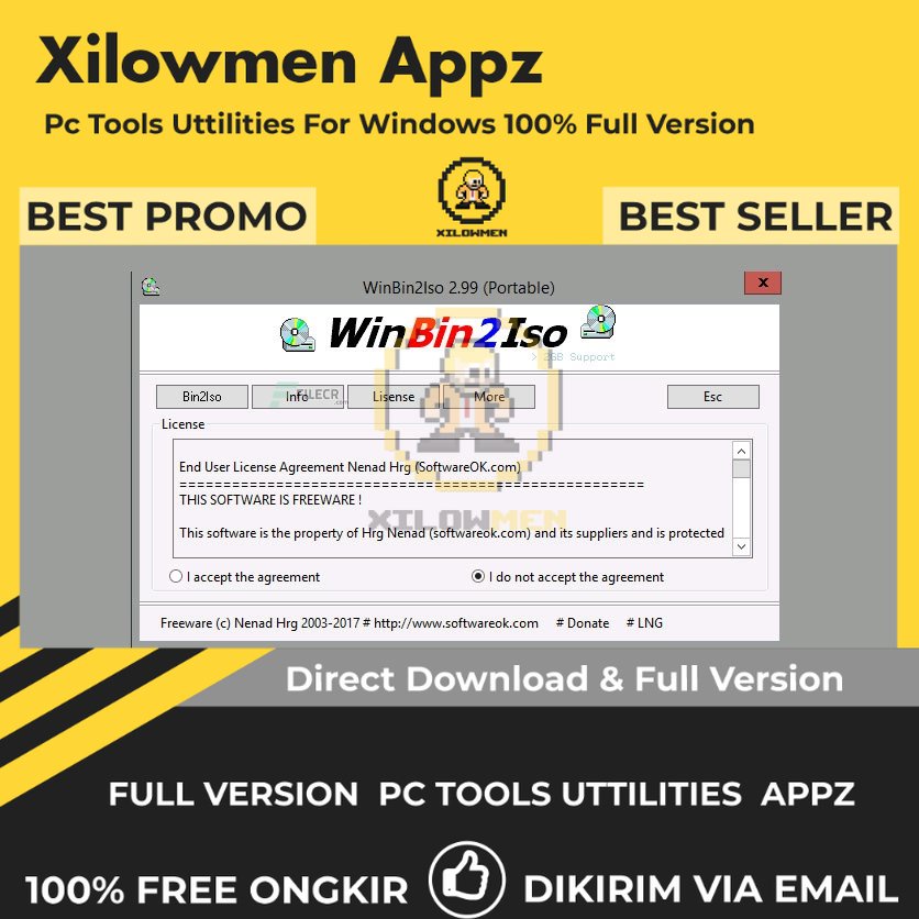 [Full Version] WinBin2Iso Pro PC Tools Software Utilities Lifetime Win OS