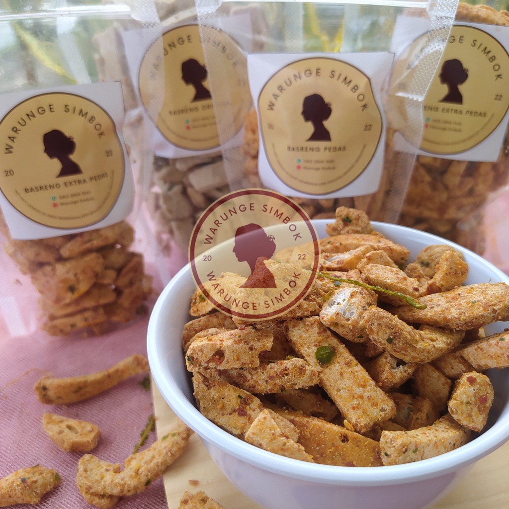 

Basreng Daun Jeruk Original Pedas Extra Pedas Murah Enak 250 gram