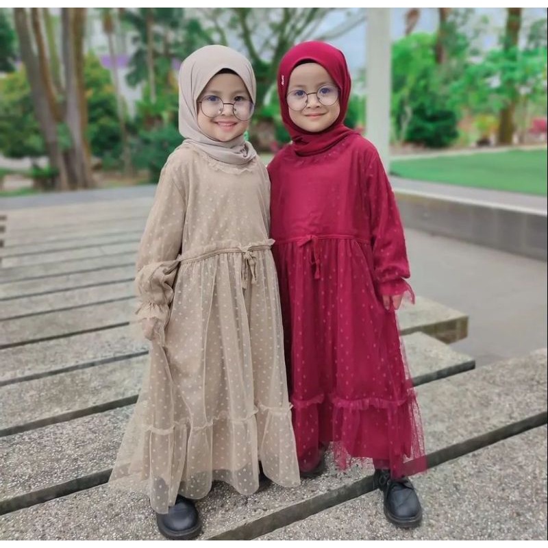 GAMIS TILE POLKADOT BY QUEEN BEE