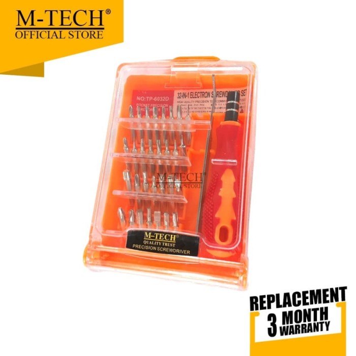 M-Tech Obeng Set Komplit 32 in 1