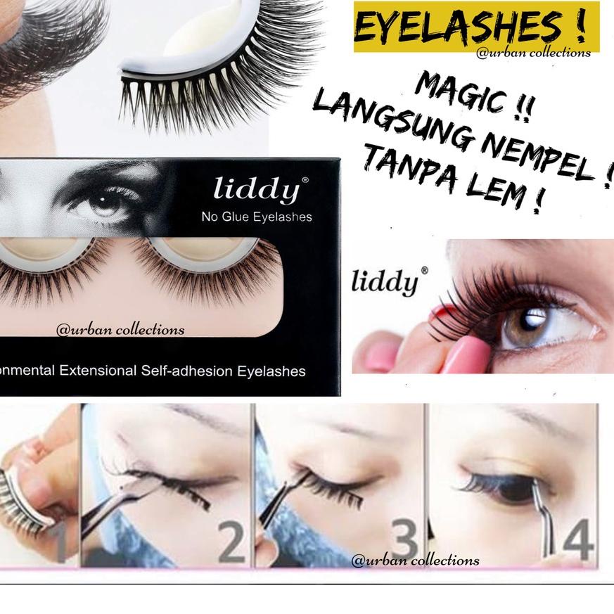 12.12 FLASH SALE MAGIC EYELASH/Bulu Mata Palsu Tanpa Lem NO GLUE Eyelashes Liddy Eyelash Fake Eyelas