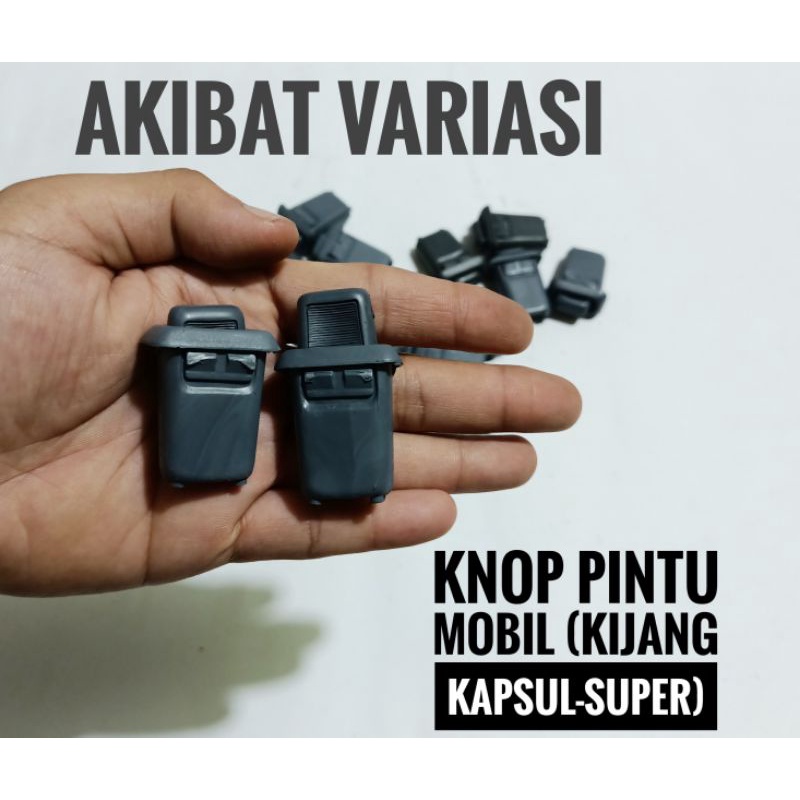 Tarikan Pintu Mobil Kijang Kapsul-Super (Abu-Abu) Knob Pintu Mobil Kijang Warna Abu-Abu Tarikan Pint