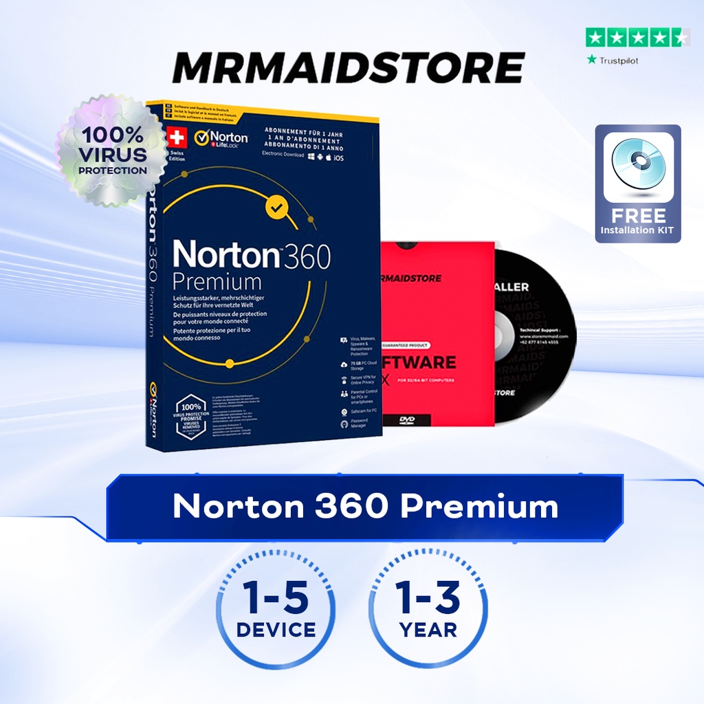 Antivirus Norton 360 Premium Latest Version | Antivirus Original | Antivirus Komputer