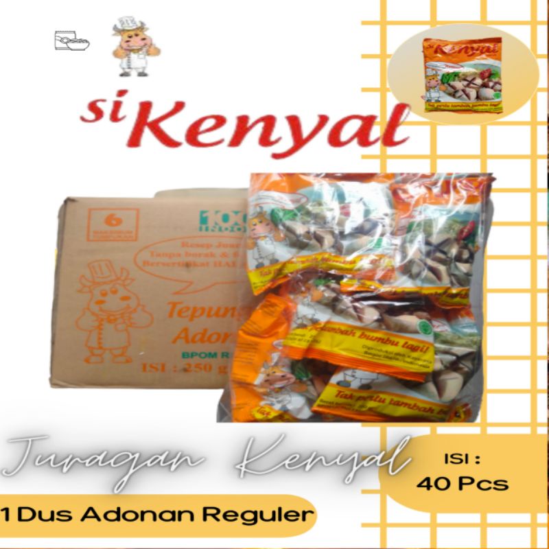 

NEW PRODUCT SI KENYAL TEPUNG ADONAN BAKSO 250 GRAM 1 DUS REE RAIN
