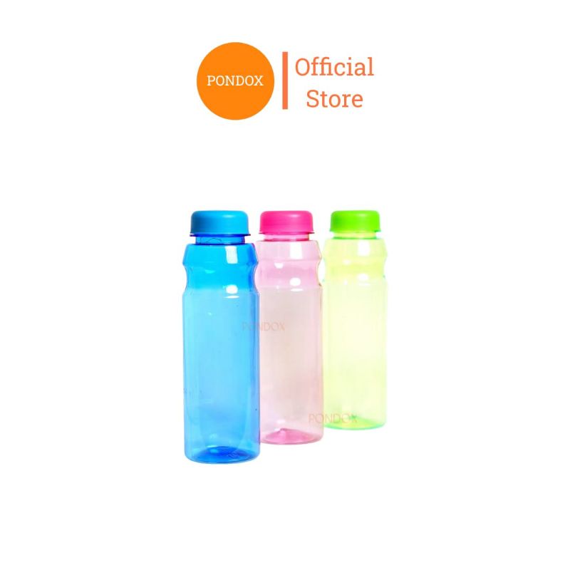 Pondox Botol Minum Kulit Jeruk Viral Bulat 1000M / Water Bottle 1 Liter
