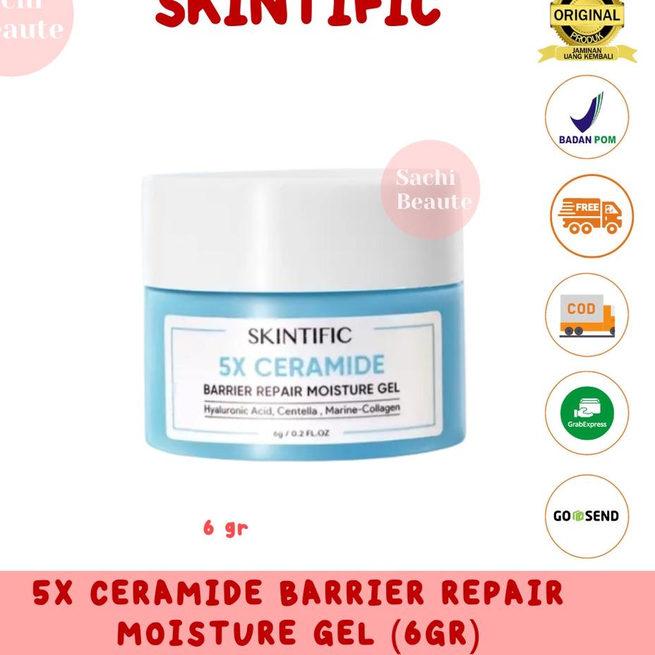 ➷ SKINTIFIC Moisturizer 5X Ceramide Barrier Repair Moisturize Gel MOISTURIZER 6G ➶